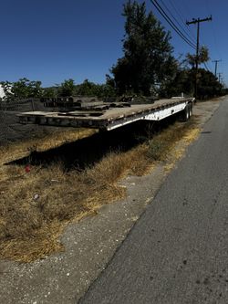 Flat Bed Trailer W71U- OCHA G.V.W.R 65000 Lb