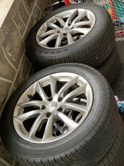 Infiniti wheels and tires $500 Deal of the Day