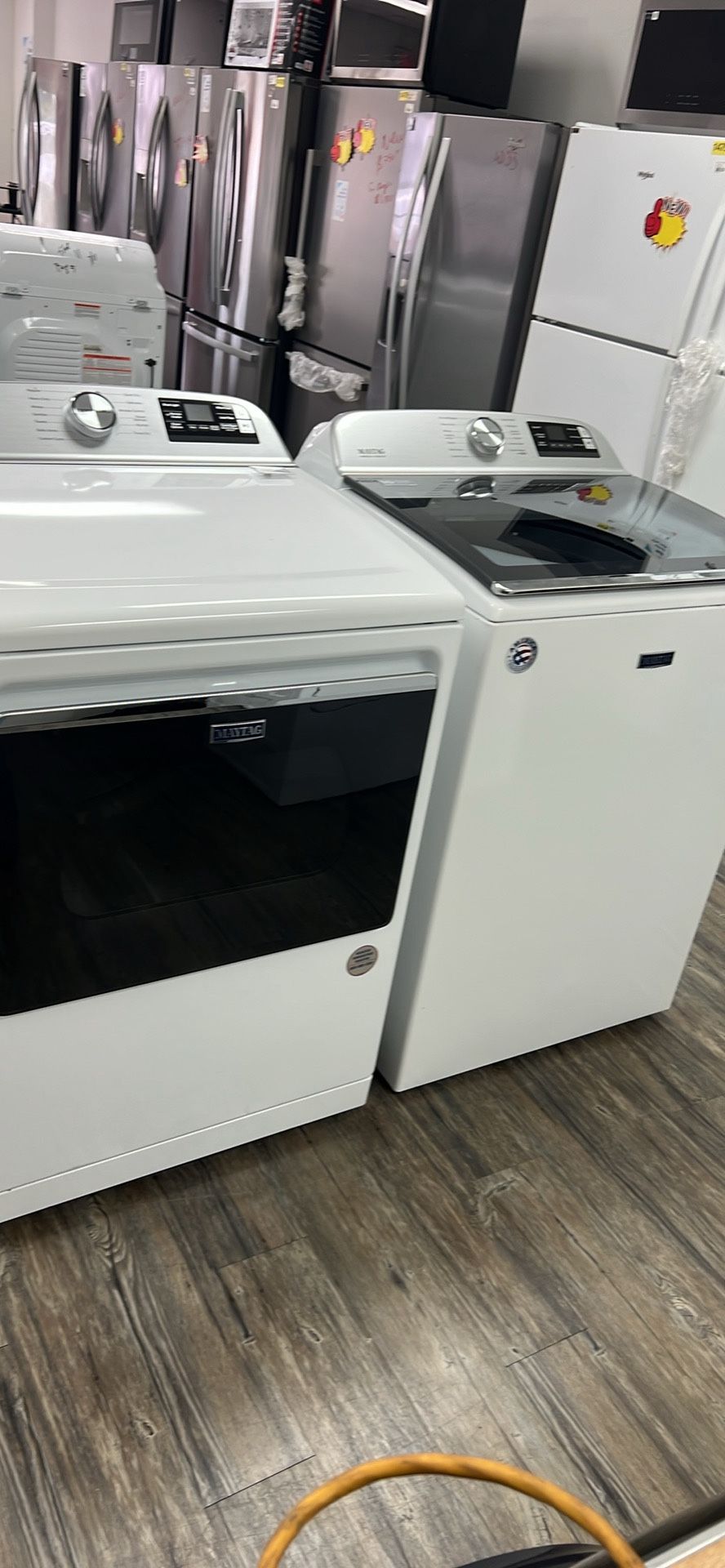 Washer and Dryer Set Maytag Electric Extra Large capacity working perfect with warranty delivery