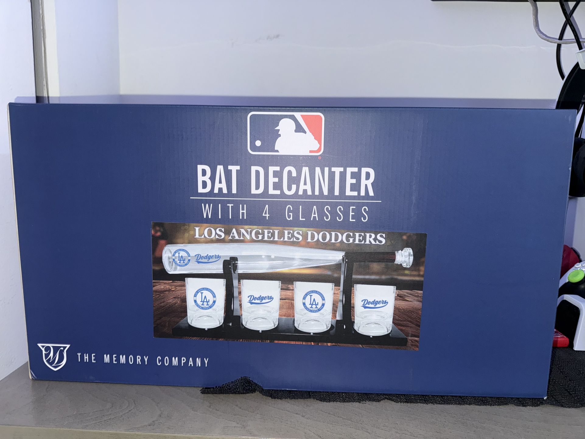 Dodgers Bat Decanter