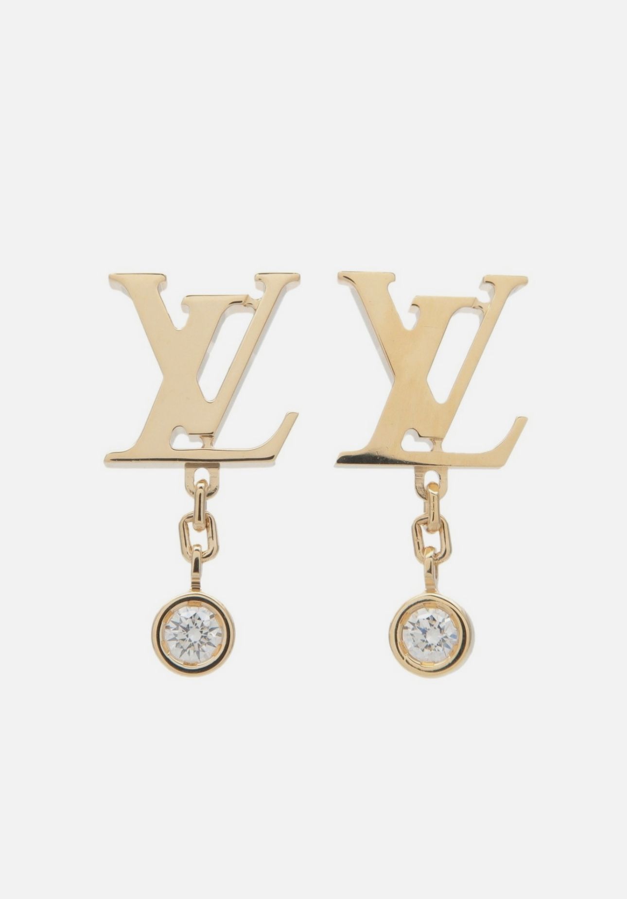 Louis Vuitton diamond earrings