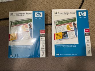 New- HP Color Laser Presentation Glossy Paper
