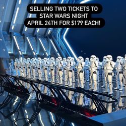 Disneyland Tickets: Star Wars Night April 24th