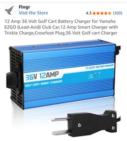Flngr 36V 12Amp Golf Cart Smart Charger