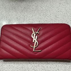 YSL Fuchsia Wallet