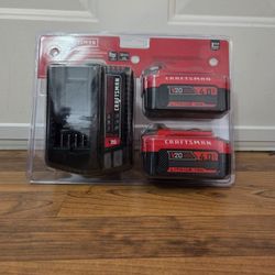Craftsman V20 Li-Ion Battery 4.0ah & 2.0ah With Charger