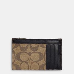 COACH wallet brown n black 
