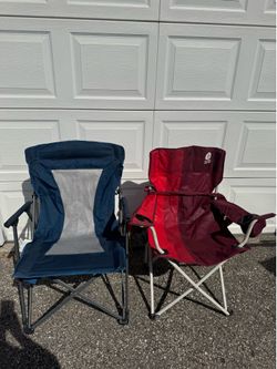 Two Folding Camping Chairs