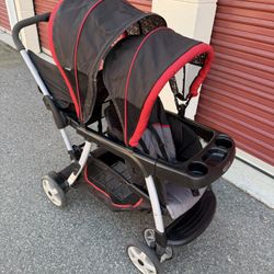 Double Folding Stroller 