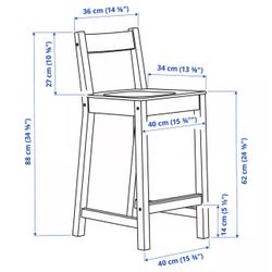 High Top Chairs - White Bar Stools