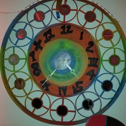 Iconic Large Wall Clock from the Broadway Musical Set Of RENT