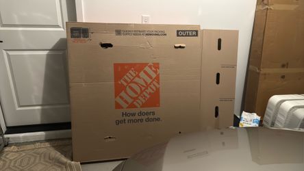 Home Depot extra large TV box purchased for $49.02 weeks ago purchased today for 20 bucks