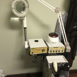 Facial Steamer And Light Set