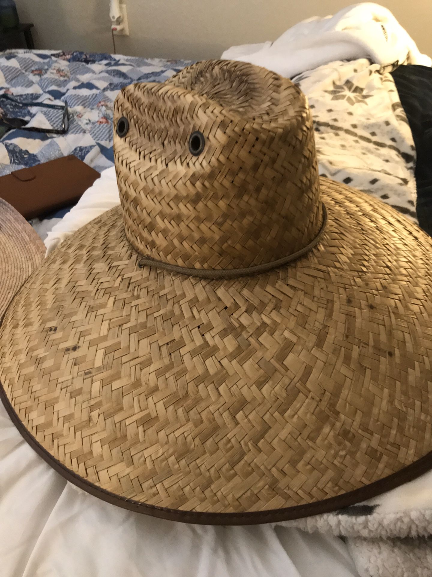 Two Sunhats handwoven 20$