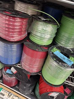 #10 500ft THHN Stranded Copper Wire ( Green And Red Available Only )$130 Each 