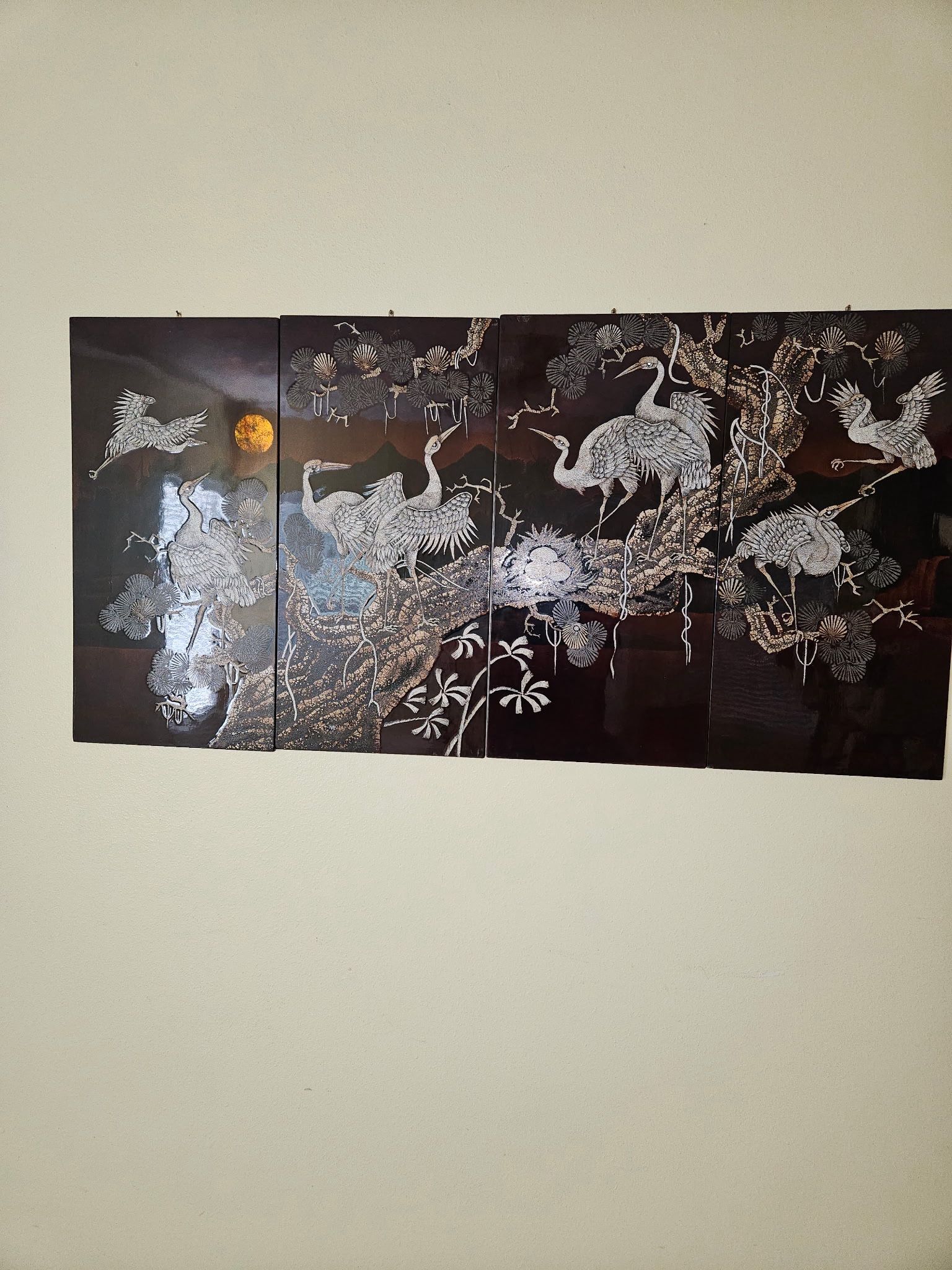 Chinese Wall Panel Painting