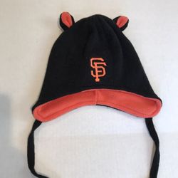 San Francisco Giants Kids Fleece Beanie With Ears
