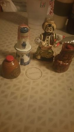 Very old booze miniature bottles