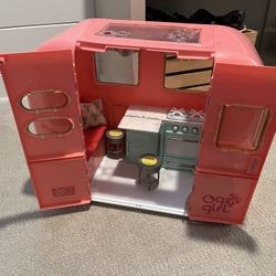 American girl Doll Camping Trailer