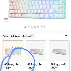 White keyboard $38