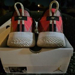 Jordan One Take 2 PF Basketball Shoes - Size 10 - University Red - Comes With Original Box W/ Lid - Used