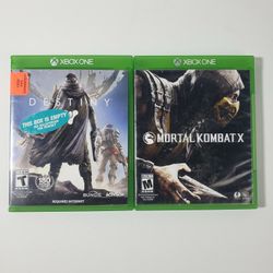 Xbox One Mortal Combat X, and Destiny