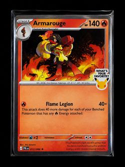 Armarouge Pokémon Card 012/084 PBL *SEALED*