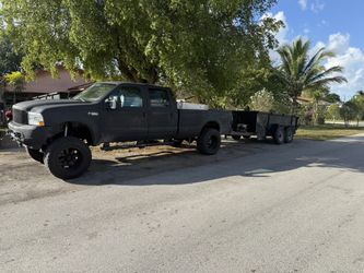 Trailer And Truck For Sale 7000 Trailer2007 Truck 2001 F350 4 x 4 V 10 gas