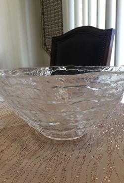 Beautiful glass bowl