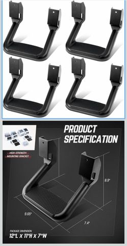 Side Steps Assembly Compatible with Chevy GMC Toyota Ford