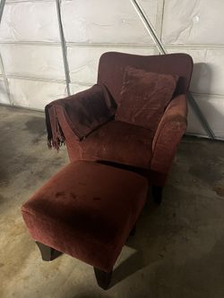 Chair and Ottoman Set