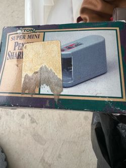 VTG ETON Super Mini Pencil Sharpener - Original Box