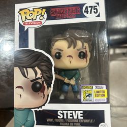 Funko Pop! Stranger Things Steve #475 SDCC 2017 Exclusive