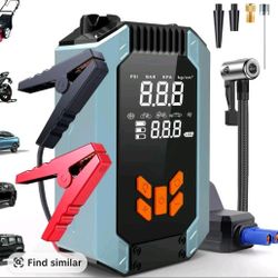 Portable Car Jump Starter with Air Compressor