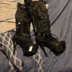 Sexy patent Leather Stilettos 