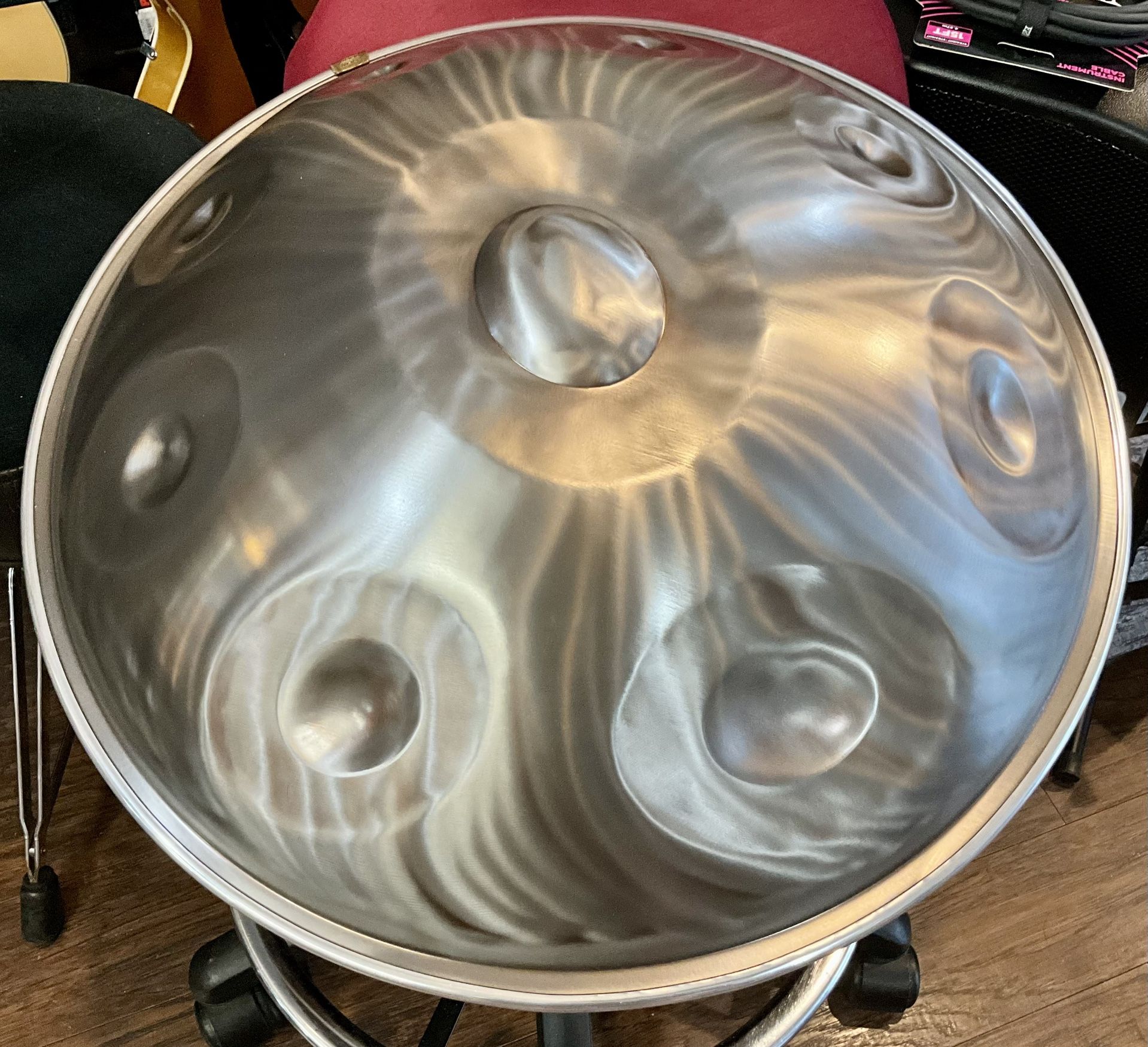 Spirit D Celtic Handpan - Ember Steel w/ Bag
