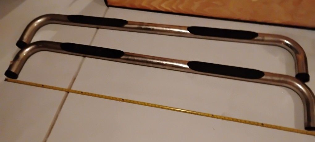 Trucks -Round Side Bars -Aries- For Gmc, Chevy-