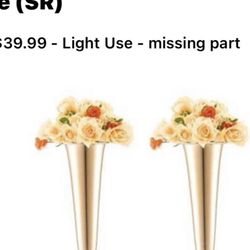 Gold Wedding Flower Vase