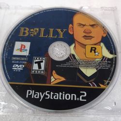 Sony PlayStation 2 PS2 Disc Only TESTED Bully 2006 