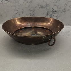ANTIQUE 19TH CENTURY HAMMERED COPPER BOWL