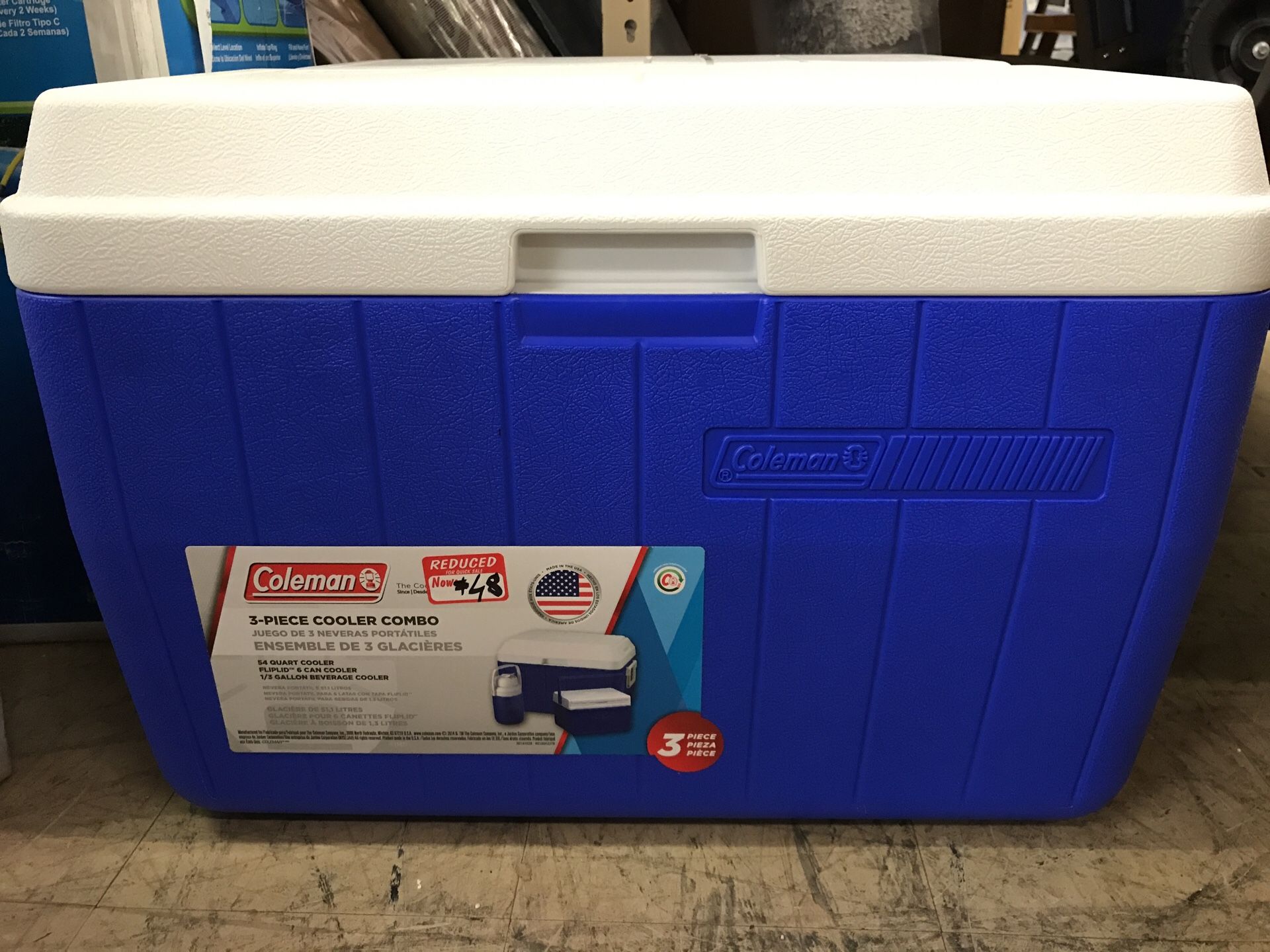 New Coleman 3 Pc Cooler Combo Set