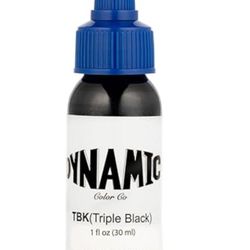 10 Dynamic Color Co. - Black Tattoo Ink, Long Lasting Vivid Color, Sterilized, Made in USA