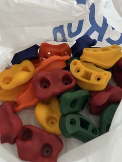 Home rock climbing pieces