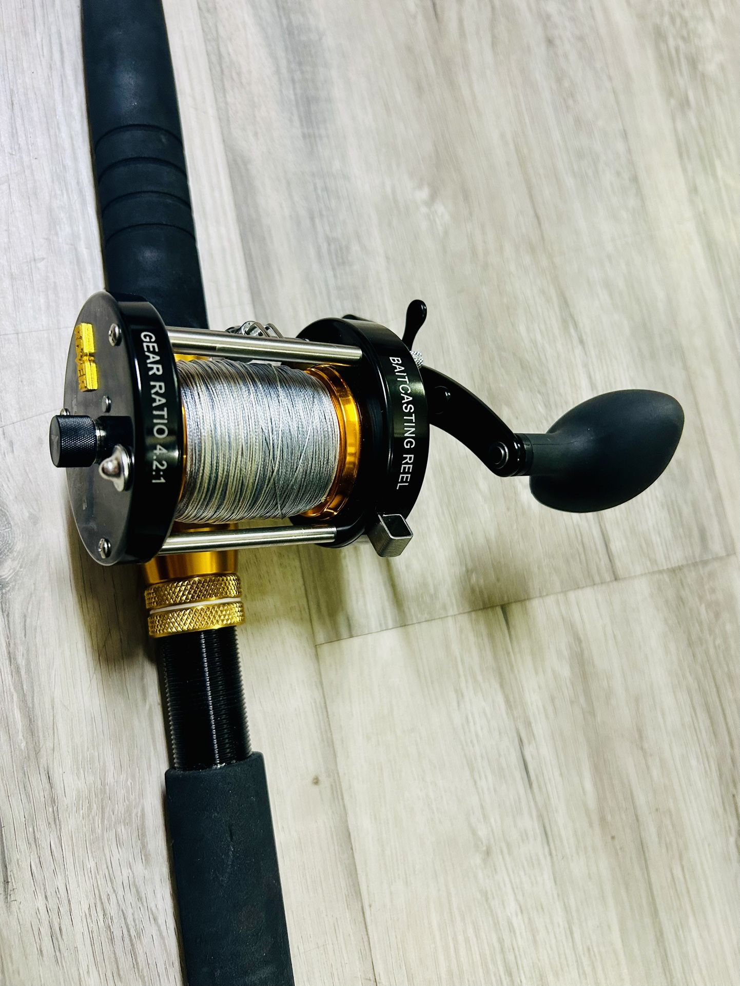 fiblink fly fishing reels 5/6 Wt, Orange) Fiblink 6' 30-60lb brand new
