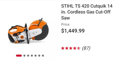 Stihl cut off saw