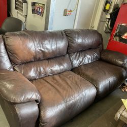 Leather Couch 