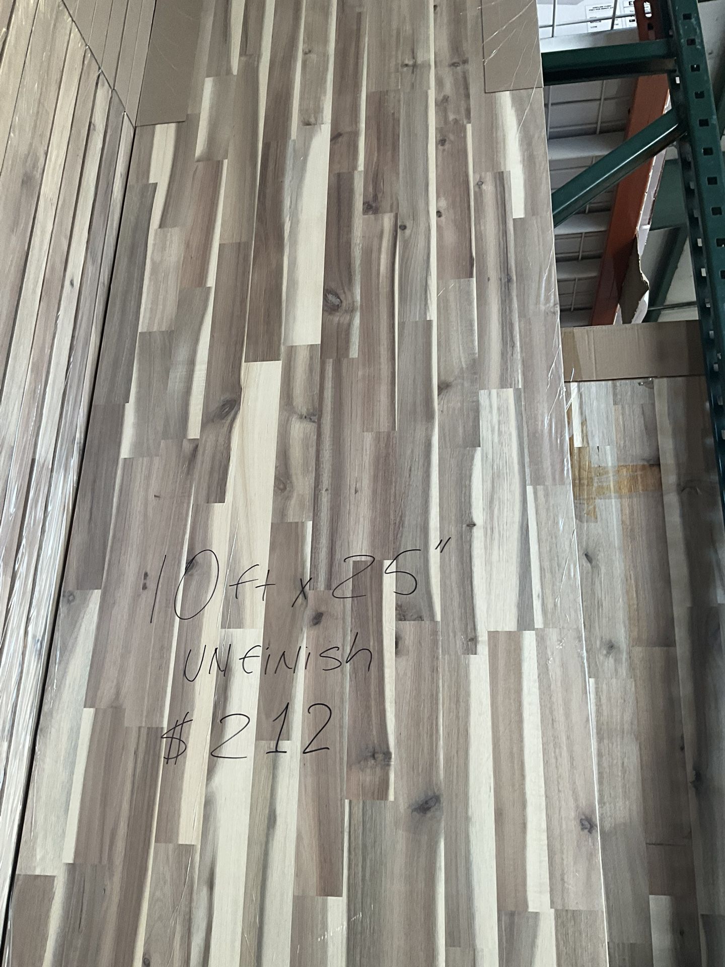 ‼️🔥 BUY 1 BUTCHER BLOCK – GET THE 2ND 50% OFF! 🔥 Warehouse direct pricing — limited-time promotion!  📏 Size: 10ft × 25” Styles Available: • Unfinis