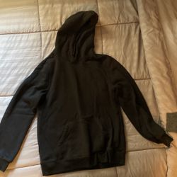 black hoodie