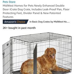 New - Midwest Last Dog Crate 