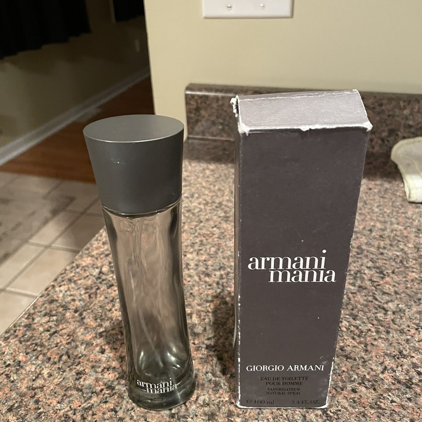 Armani Mania 3.4 Oz Bottle Empty With Box! for Sale in Lombard, IL